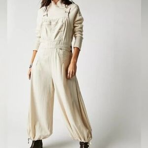 NWT, "Follow the sun bib overalls", By "Free People"